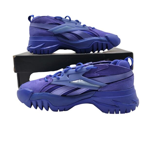 Cardi B x Reebok Wmns Club C V2 'Ultima Purple' Sz 9 GX9659 - Picture 2 of 10